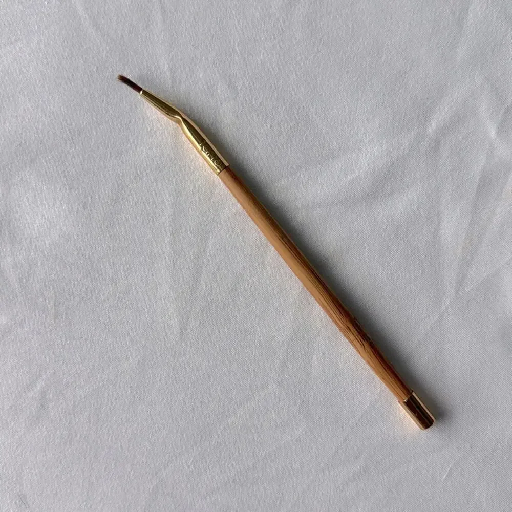 Tarte Bent Eye Liner Brush Angled Bamboo Brush gold